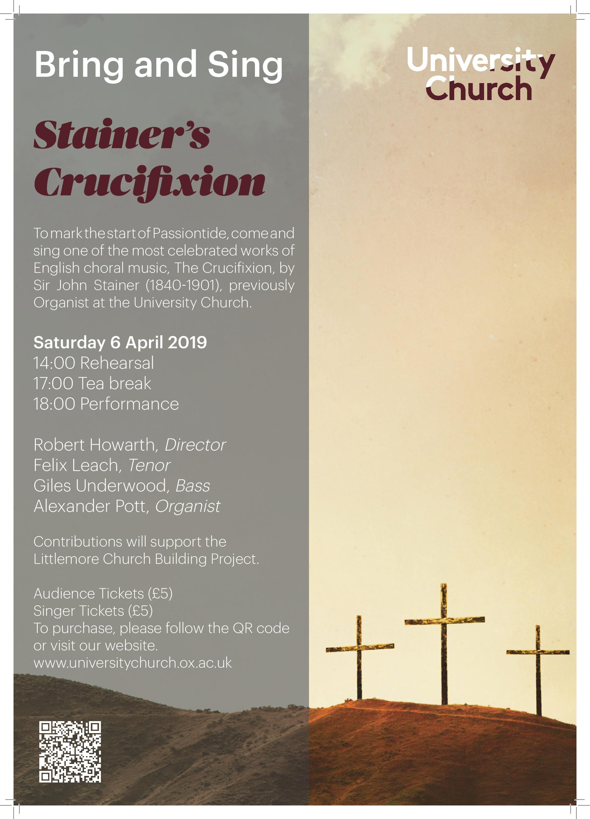 Stainer's Crucifixion poster