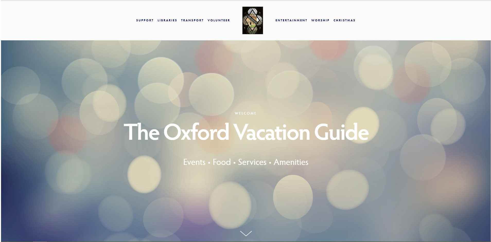 Oxford Vacation Guide Screenshot