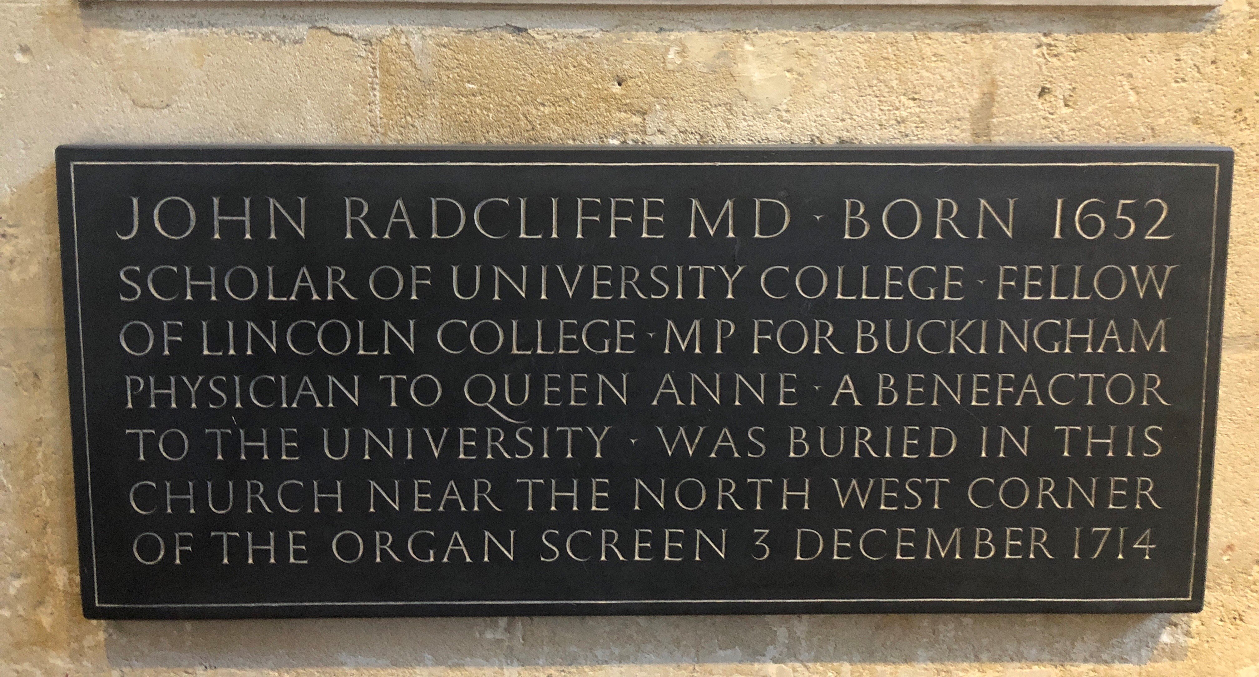 radcliffeplaque