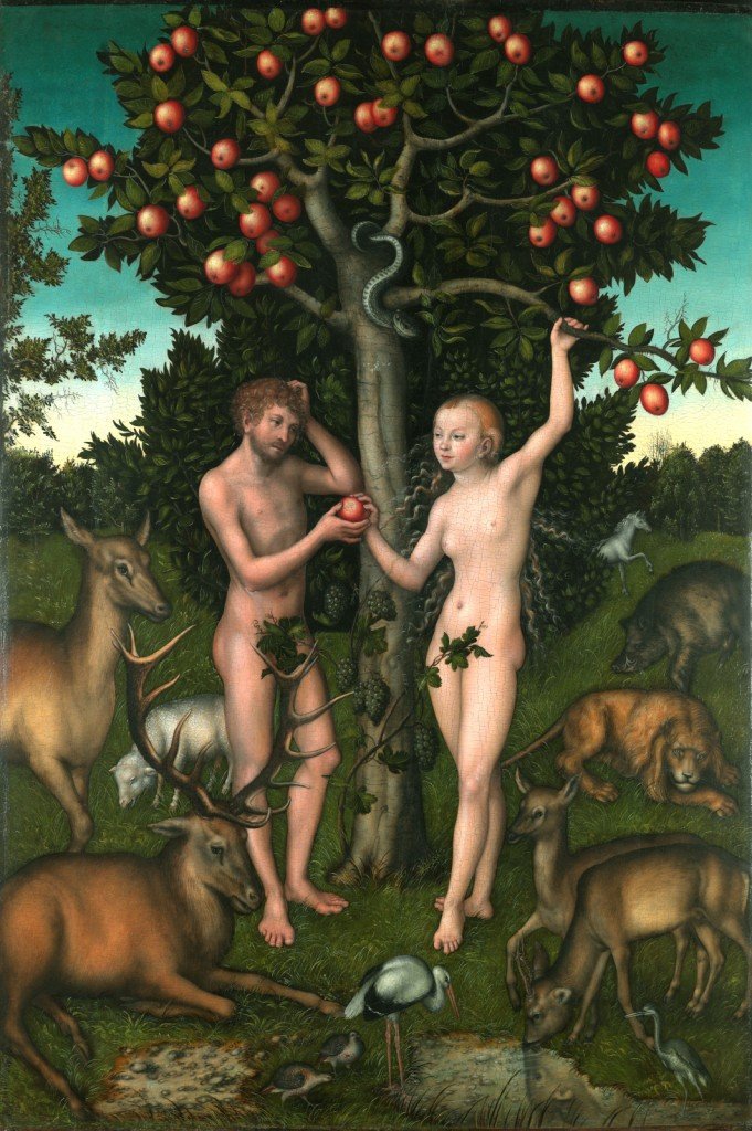 Cranach the Elder The Temptation in the Garden